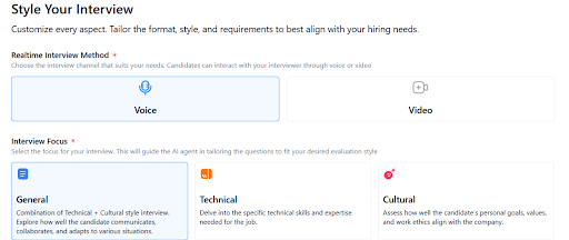 Select Interview Focus