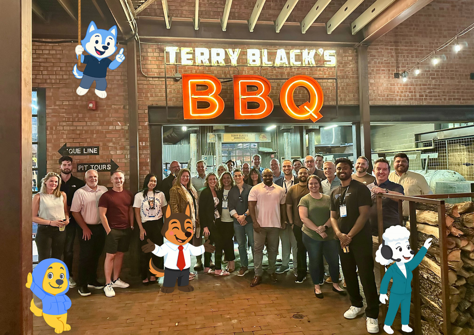 Terry Black’s BBQ dinner event